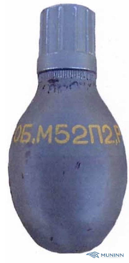 Fragmentation handgrenade m52 P2